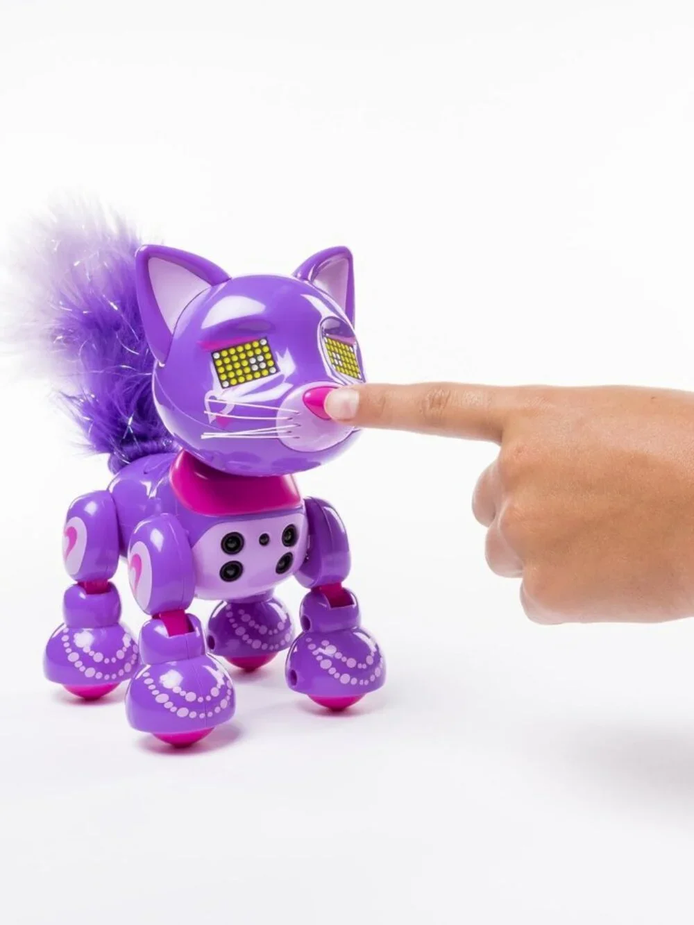Zoomer Meowzies, Posh, Interactive Kitten with Lights, Sounds and Sensors